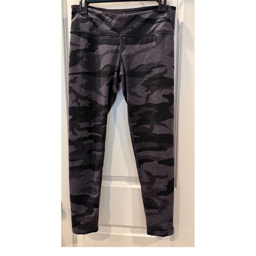 Tuff Athletics Leggings Charcoal Grey‎ Black Camouflage Activewear Yoga Pants